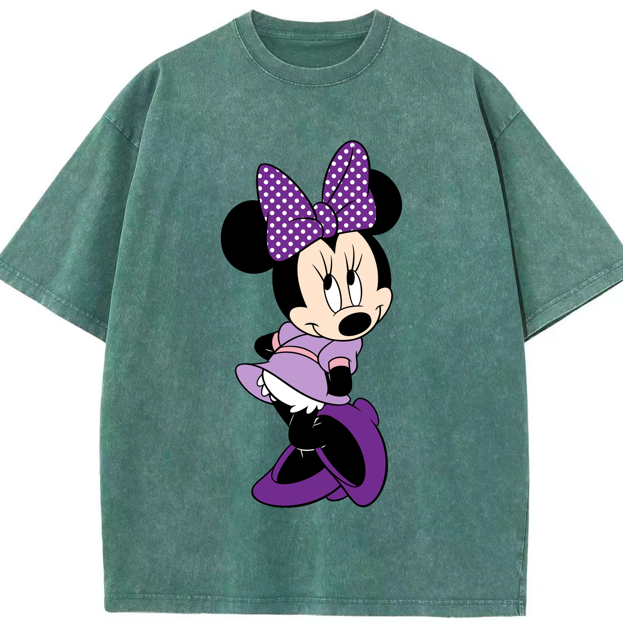 （画像用） ミッキーマウス Mickey Mouse 綿100% ヴィンテージ風 半袖Tシャツ（フロントプリント）
